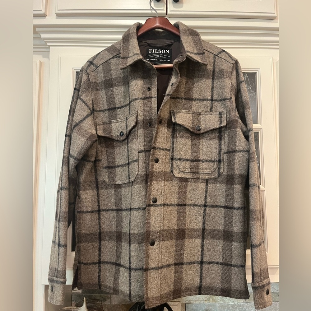 Filson Mackinaw Plaid Wool Jacket